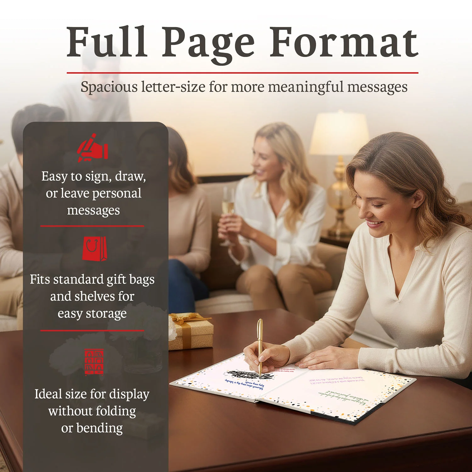 Retirement Guestbook (CHAMPAGNE BEIGE)